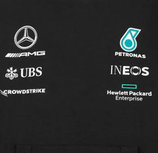 Mercedes Team Sweatshirt, Black, 2022