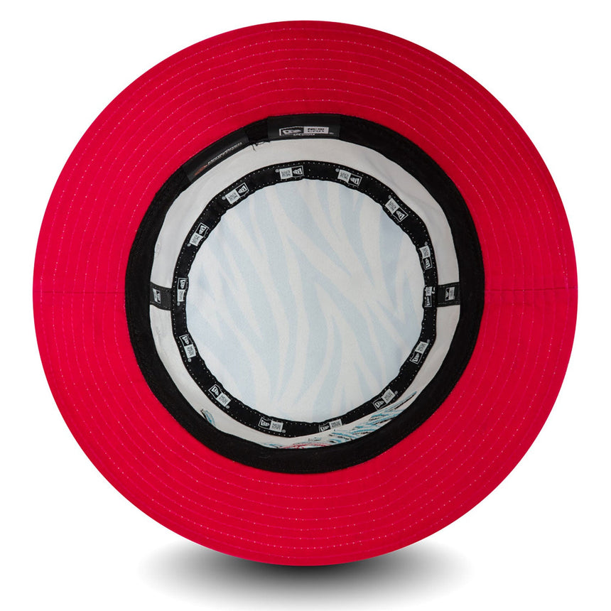 Haas Bucket Hat, NEW ERA, Miami, Adult, White, 2024