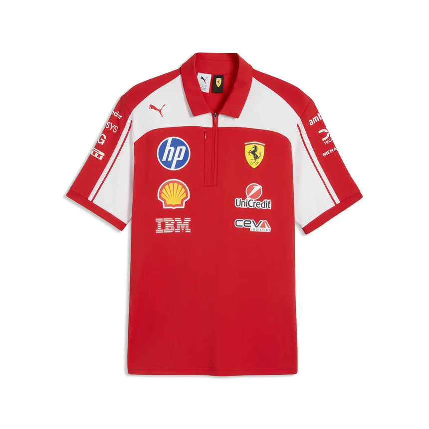 Polo Ferrari, autentica, squadra, Puma, rossa, 2026