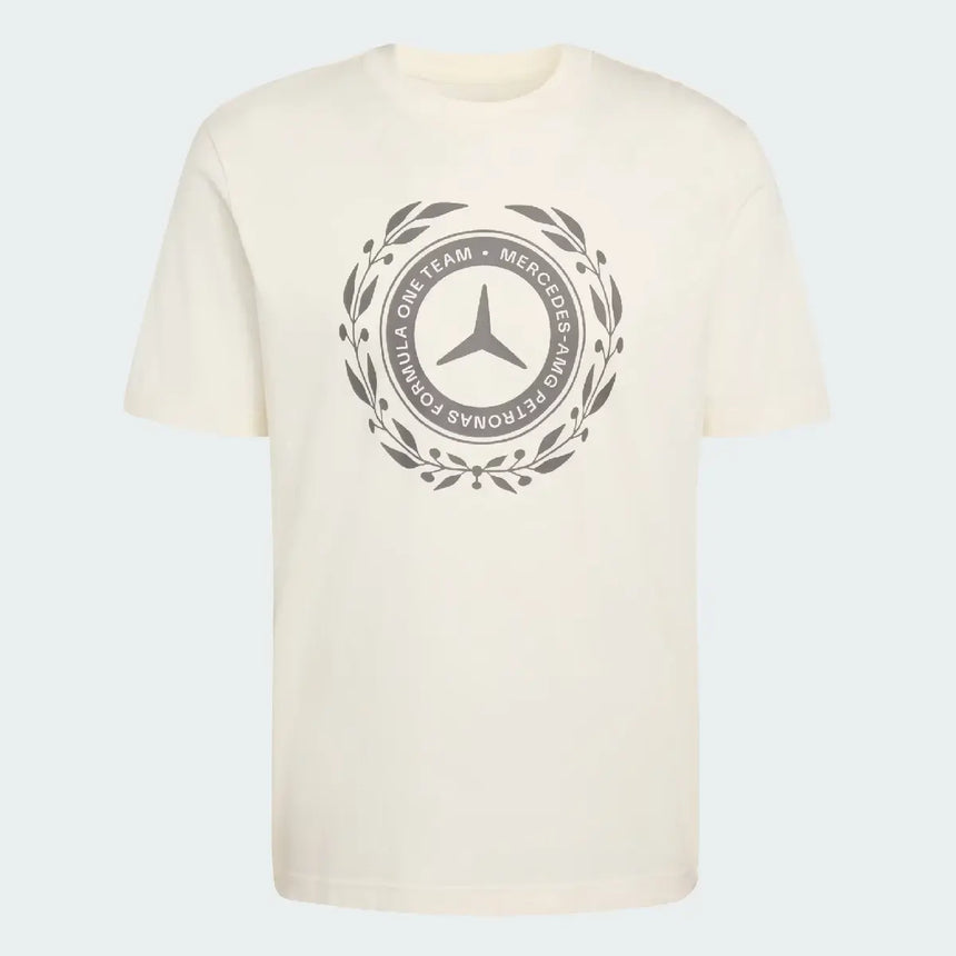 Polo Mercedes, Silver Arrows, adidas, bianco, 2026