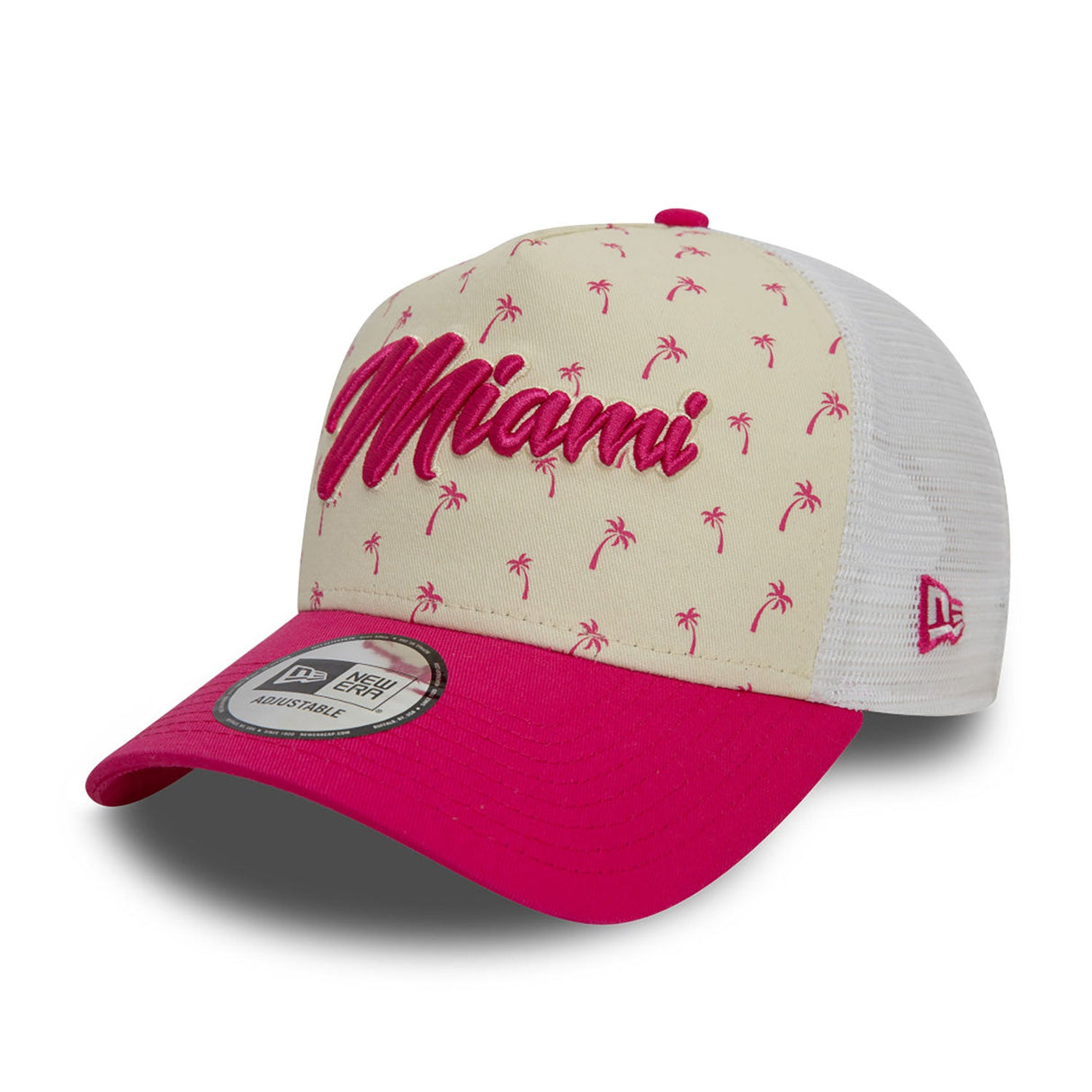 Red Bull Cap, NEW ERA, Miami, Trucker Cap, Erwachsene, weiß, 2024