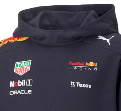 Puma Red Bull Squadra Felpa per Bambini, 2022, Blu
