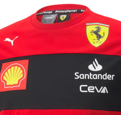 Puma Ferrari Race T-Shirt, 2022, Rot