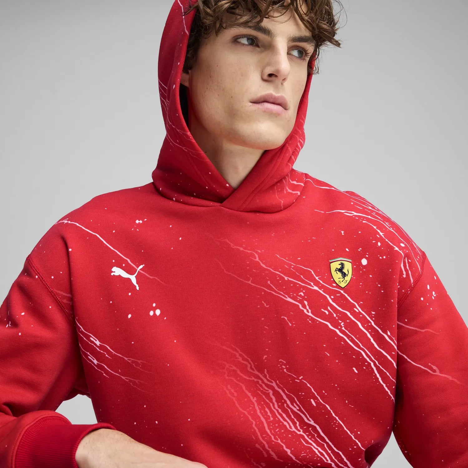Ferrari Race Felpa con Cappuccio 🔥