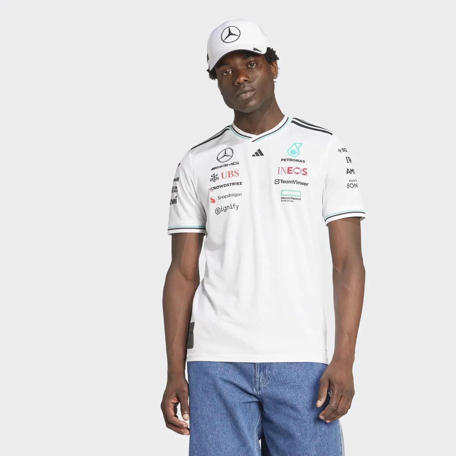 Mercedes Maglietta Pilota a Maniche Corte 🔥