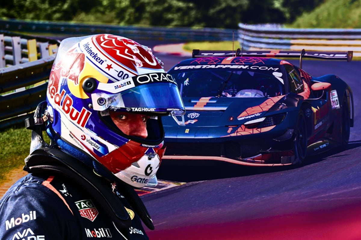 Verstappen ha testato un'auto GT3 a Spa