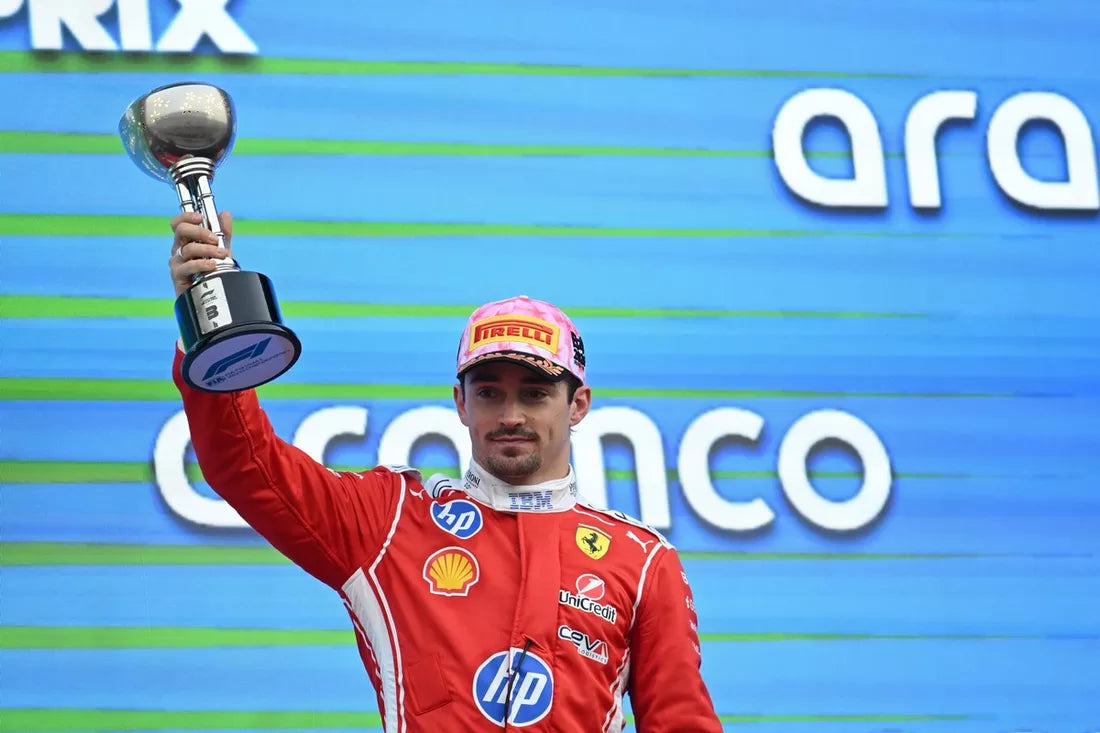 Leclerc guida la FP1 prima del problema meccanico