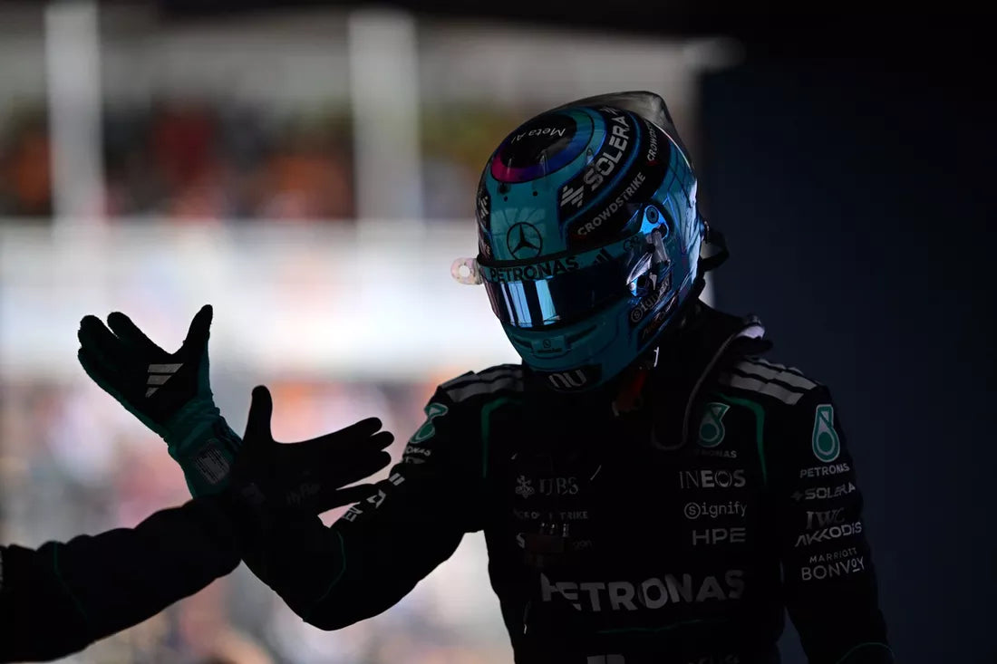 Antonelli vince a Spa, Russell out dopo il contatto con Hamilton