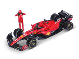 Ferrari modellino, SF-23, Charles Leclerc, 1:24, bburago, con pilota