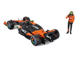 McLaren automodello, bburago, Lando Norris, 1:24, #4, MCL38, con pilota