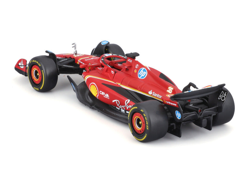 Modellino Ferrari, Charles Leclerc, SF-24, bburago, rosso 🔥