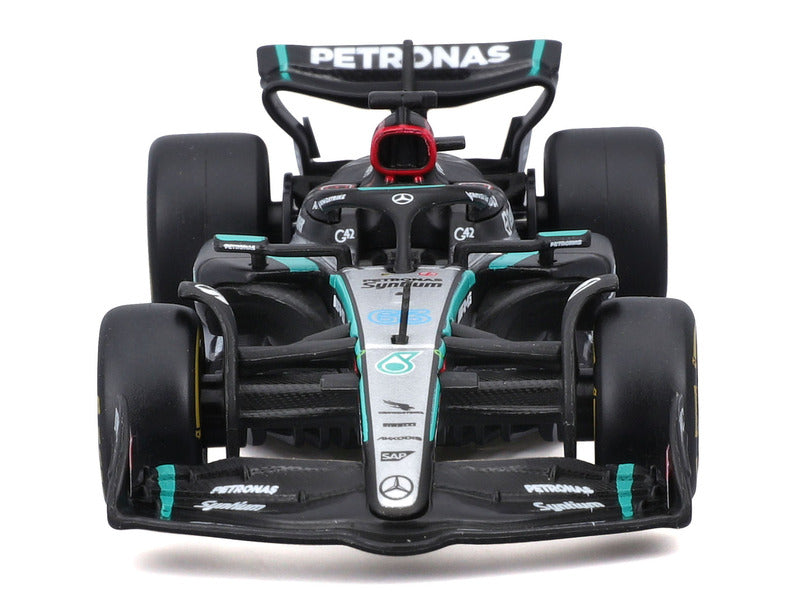 Mercedes modellino d'auto, bburago, George Russell, #63, 1:43, F1W15