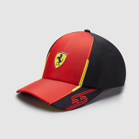 Cappellino da baseball Ferrari Sainz, Rosso Corsa-PUMA Nero - FansBRANDS®