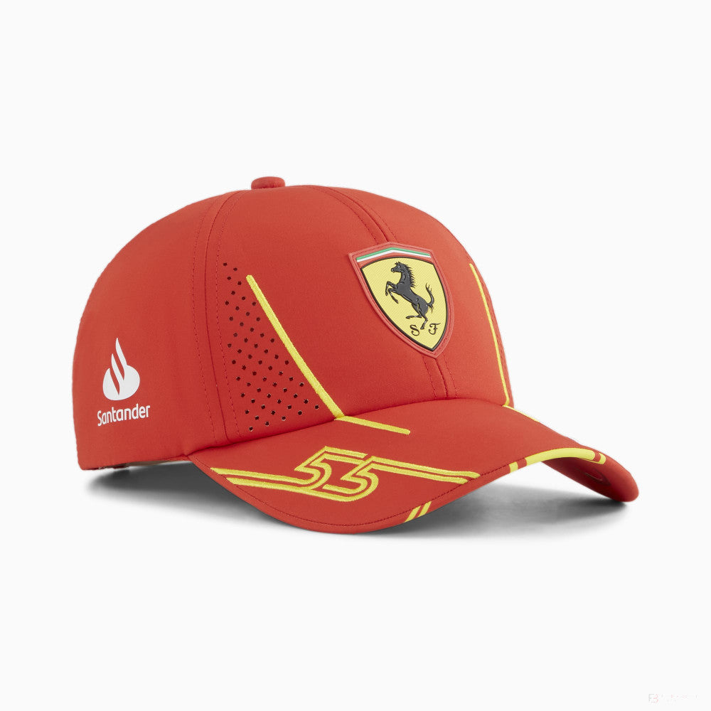 Ferrari cappello, Puma, Carlos Sainz, cappello da baseball, rosso
