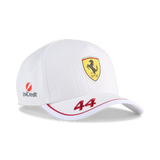 Ferrari, Lewis Hamilton, cappellino da baseball, bianco 🔥