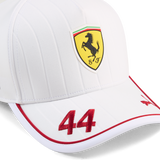 Ferrari, Lewis Hamilton, cappellino da baseball, bianco 🔥