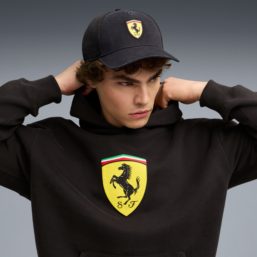 Cappellino da camionista Ferrari, Puma, nero 🔥