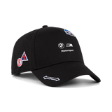Cappellino da baseball BMW, MMS, adesivi, nero