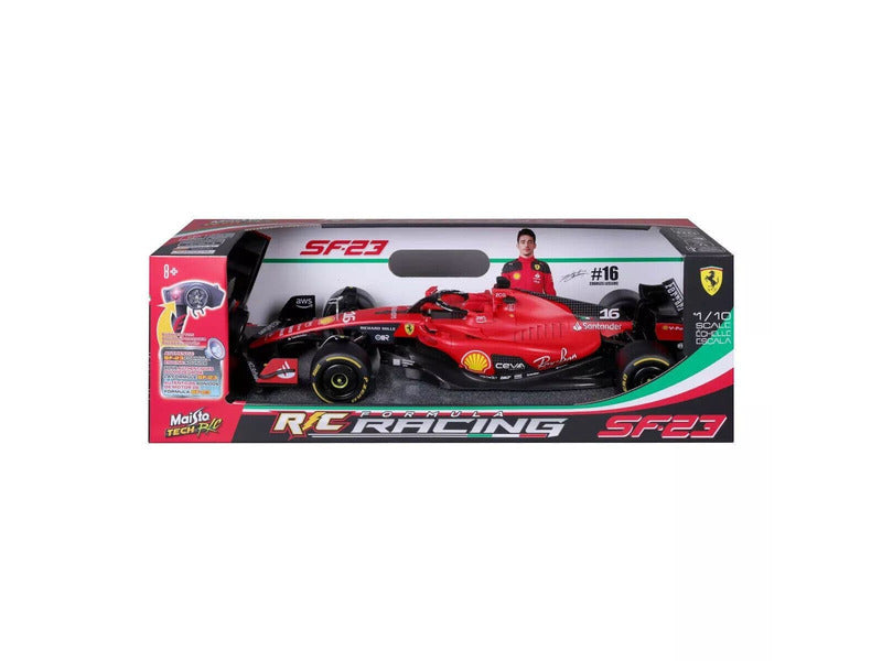 auto radiocomandata Ferrari, Maisto Tech RC, Charles Leclerc, 1:10, #16, SF-23