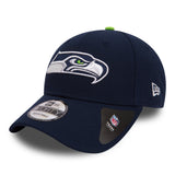 Cappellino Seattle Seahawks, squadra, New Era, 9FORTY, blu