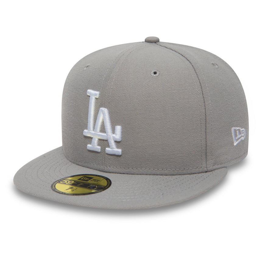 Cappellino Los Angeles Dodgers, New Era, 59FIFTY, Basic, grigio