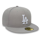 Cappellino Los Angeles Dodgers, New Era, 59FIFTY, Basic, grigio