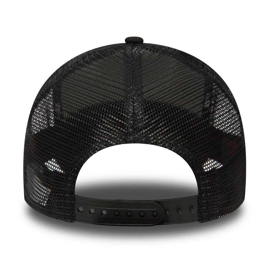 Cappellino New Era dei New York Yankees, stile trucker, completamente nero