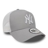 Cappello New York Yankees, New Era, modello trucker, grigio
