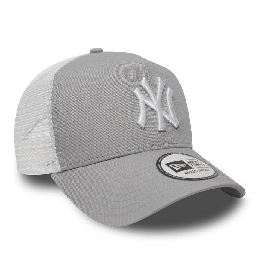 Cappello New York Yankees, New Era, modello trucker, grigio