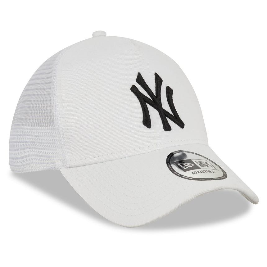 Cappellino New York Yankees, New Era, trucker, essenziale, bianco