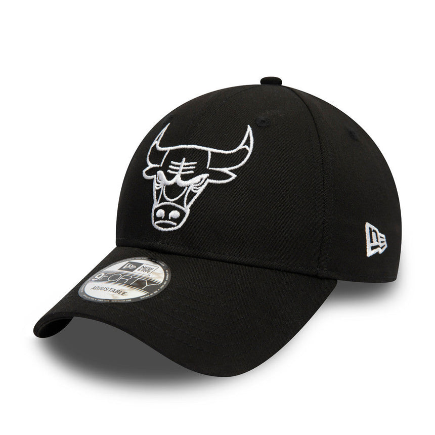Cappellino Chicago Bulls, New Era, 9FORTY, essenziale, nero