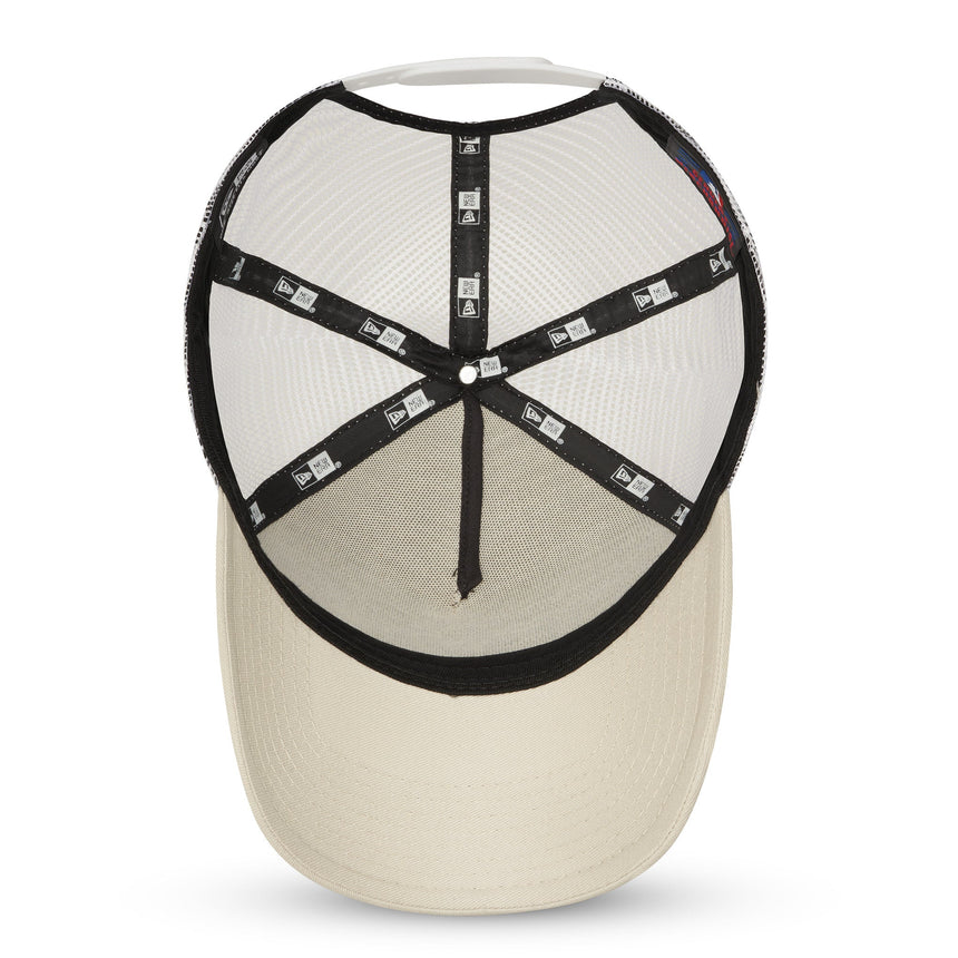 Cappellino New York Yankees, trucker, New Era, 9FORTY, essenziale, beige