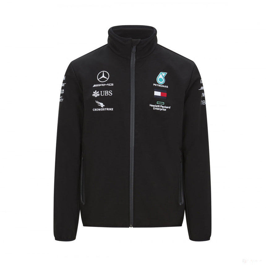 Giacca Softshell Mercedes, Squadra, Nero, 2020