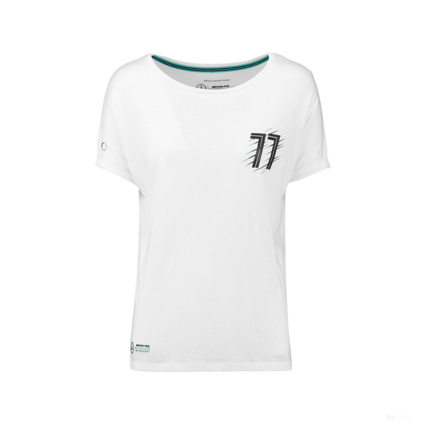 Mercedes Bottas Girocollo Da donna Valtteri 77 Maglietta - FansBRANDS®