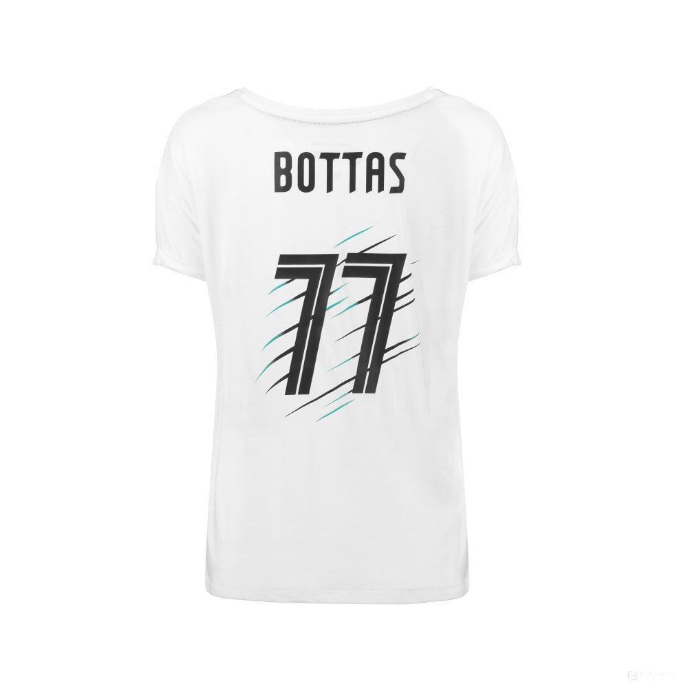 Mercedes Bottas Girocollo Da donna Valtteri 77 Maglietta - FansBRANDS®