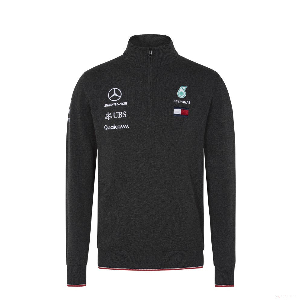 Felpa Mercedes, squadra, grigio, 2018
