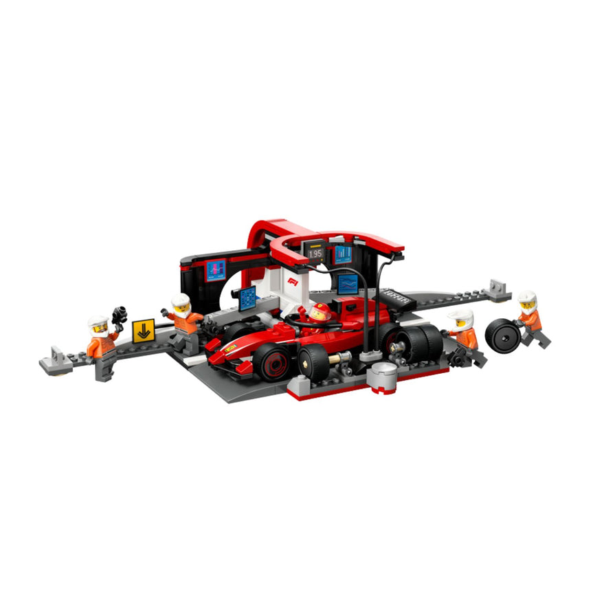 Ferrari, F1 LEGO® City 60443, con auto da corsa da pit stop e personale 🔥