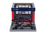 Red Bull Racing kit modellistico, pass pit, bburago, 1:43, Max Verstappen, #1, RB19