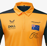 McLaren t-shirt collar shirt, Daniel Ricciardo Team, Orange, 2022