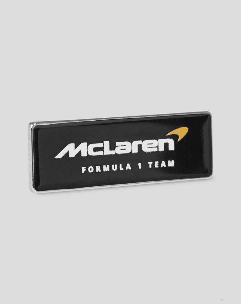 McLaren pin badge, rectangular, 2023