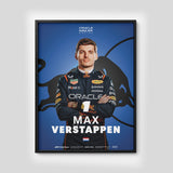 Print F1 originale - Poster di Max Verstappen (formato A3)