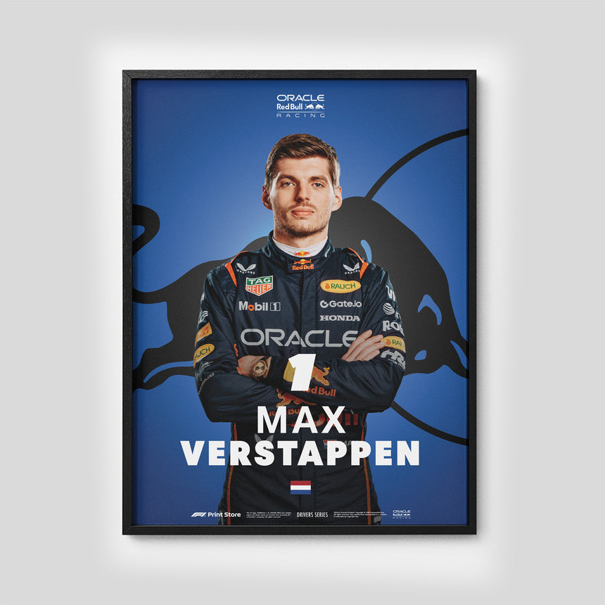 Print F1 originale - Poster di Max Verstappen (formato A3)
