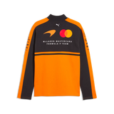 Pullover McLaren, squadra, mezzo zip, papaya, 2026