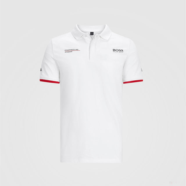 Porsche Maglietta, Team, Bianco, 2022 - FansBRANDS®