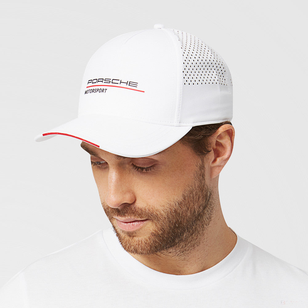 Porsche Cappello di baseball, Fanwear, Adulto, Bianco, 2022 - FansBRANDS®