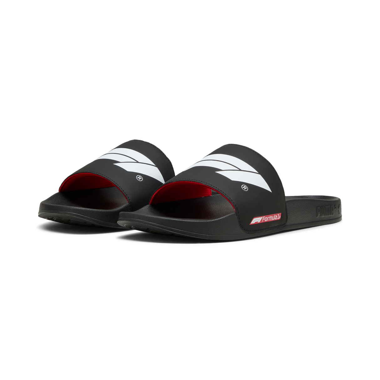 Pantofole con logo F1, Puma, Leadcat 2.0, nere