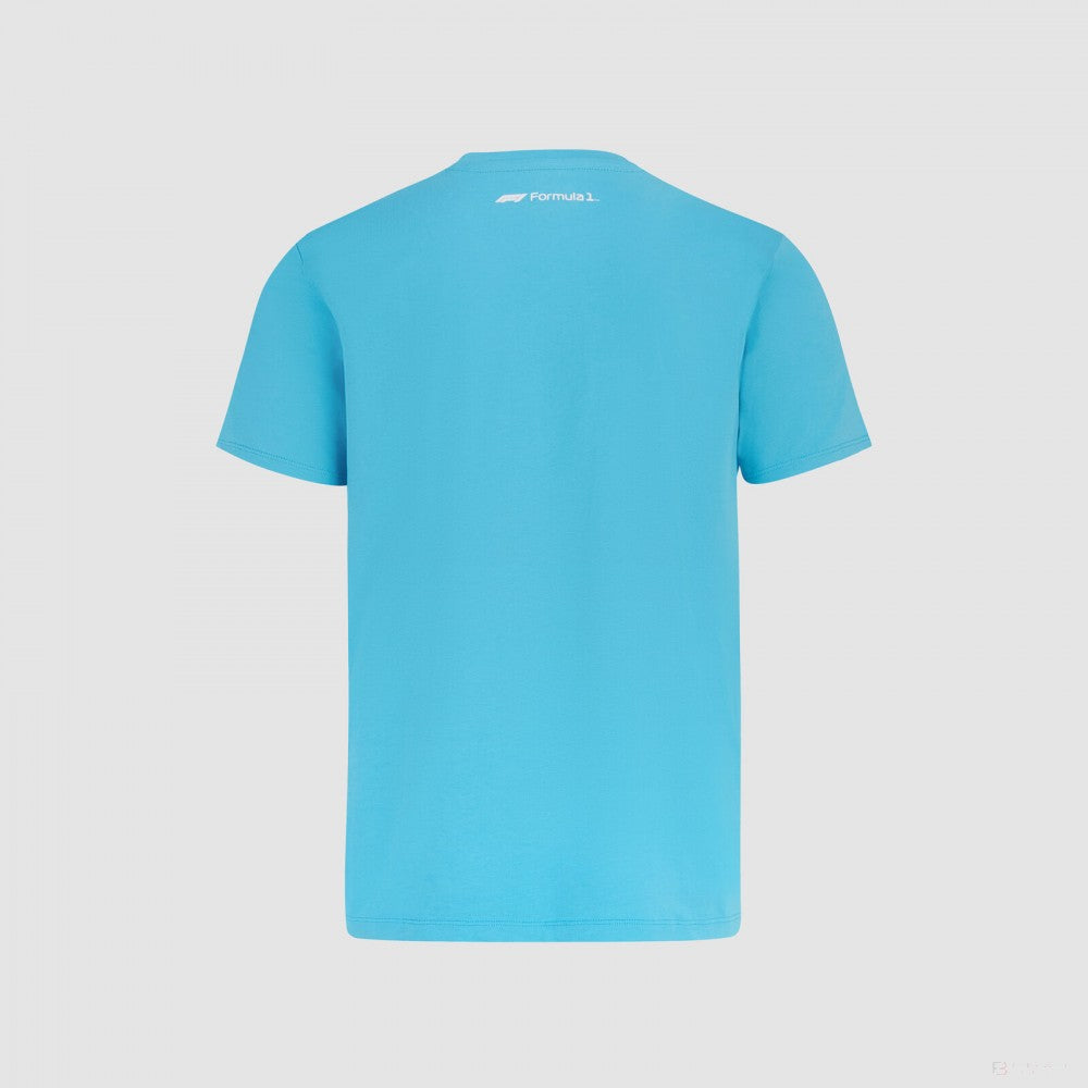 Formula 1 T-shirt, Formula 1 Logo, Bright Blue, 2022 - FansBRANDS®