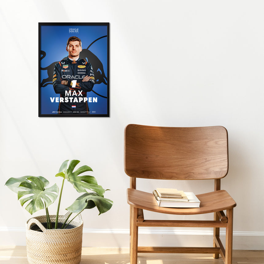 Print F1 originale - Poster di Max Verstappen (formato A3)
