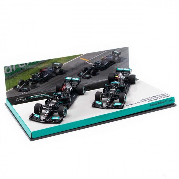 Mercedes-AMG Petronas F1 Team 2021 W12 Hamilton / Bottas double set Limited Edition 1:43 - FansBRANDS®