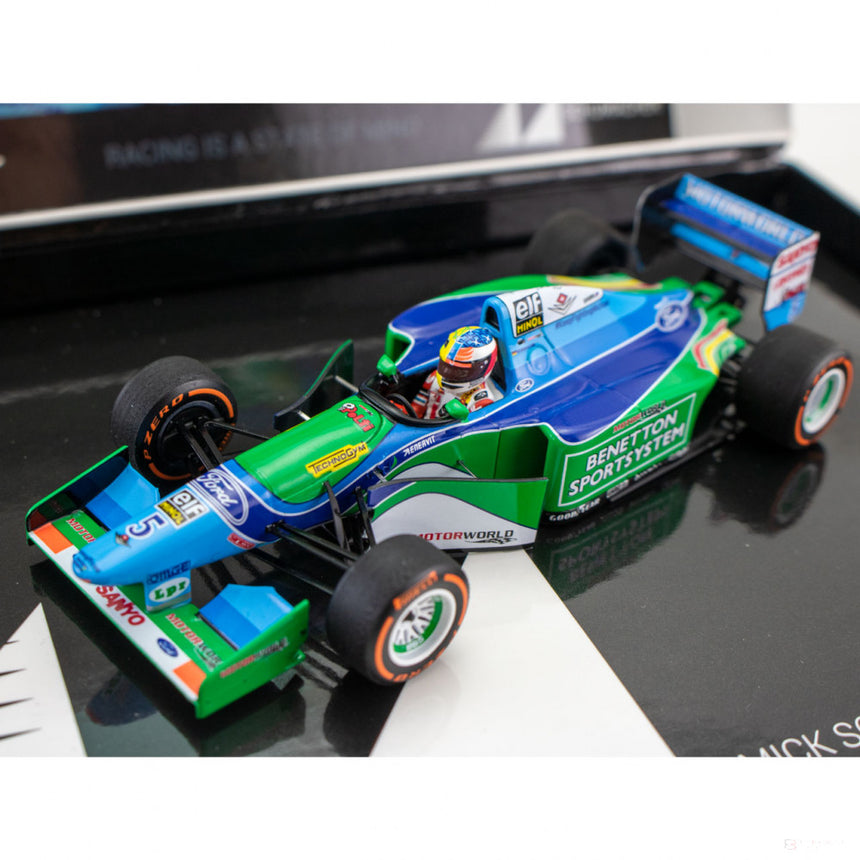1:43, Mick Schumacher Benetton Ford B194 Demo Run Belgium GP 2017 Modello di automobile - FansBRANDS®